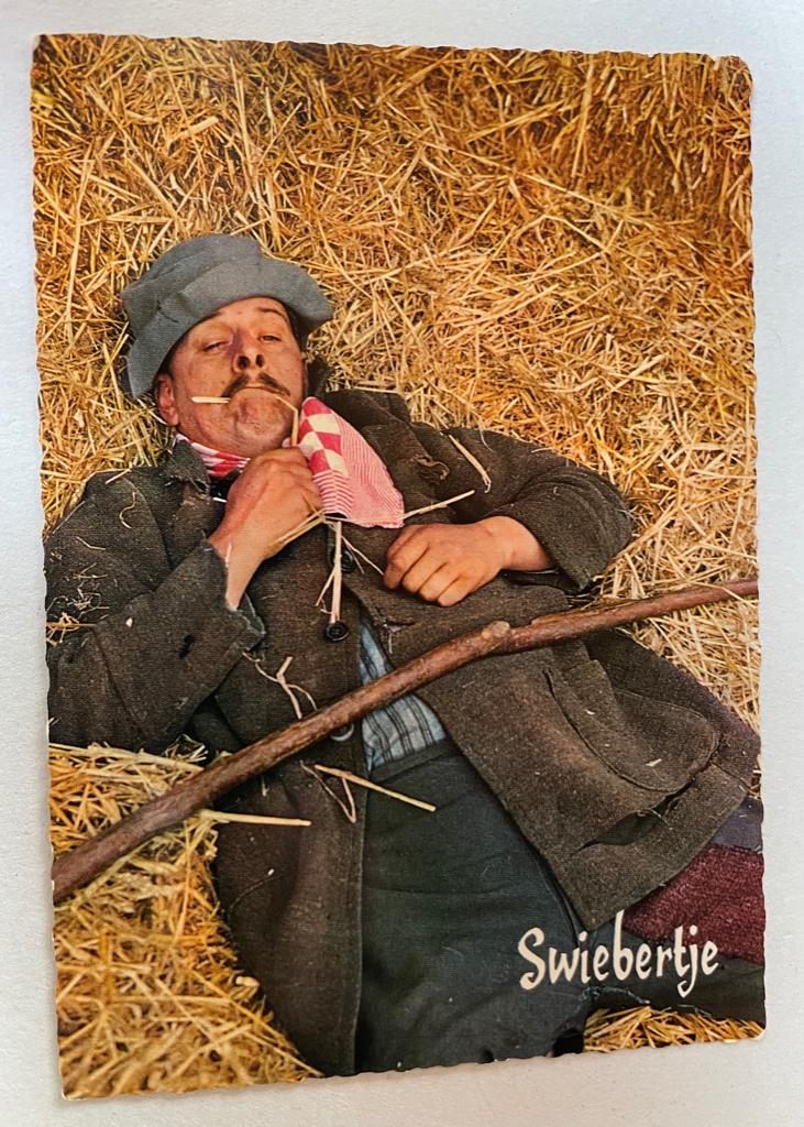 ansichtkaart / kaart van slapende Swiebertje / Joop Doderer., Verzenden, 1960 tot 1980, Sterren en Beroemdheden