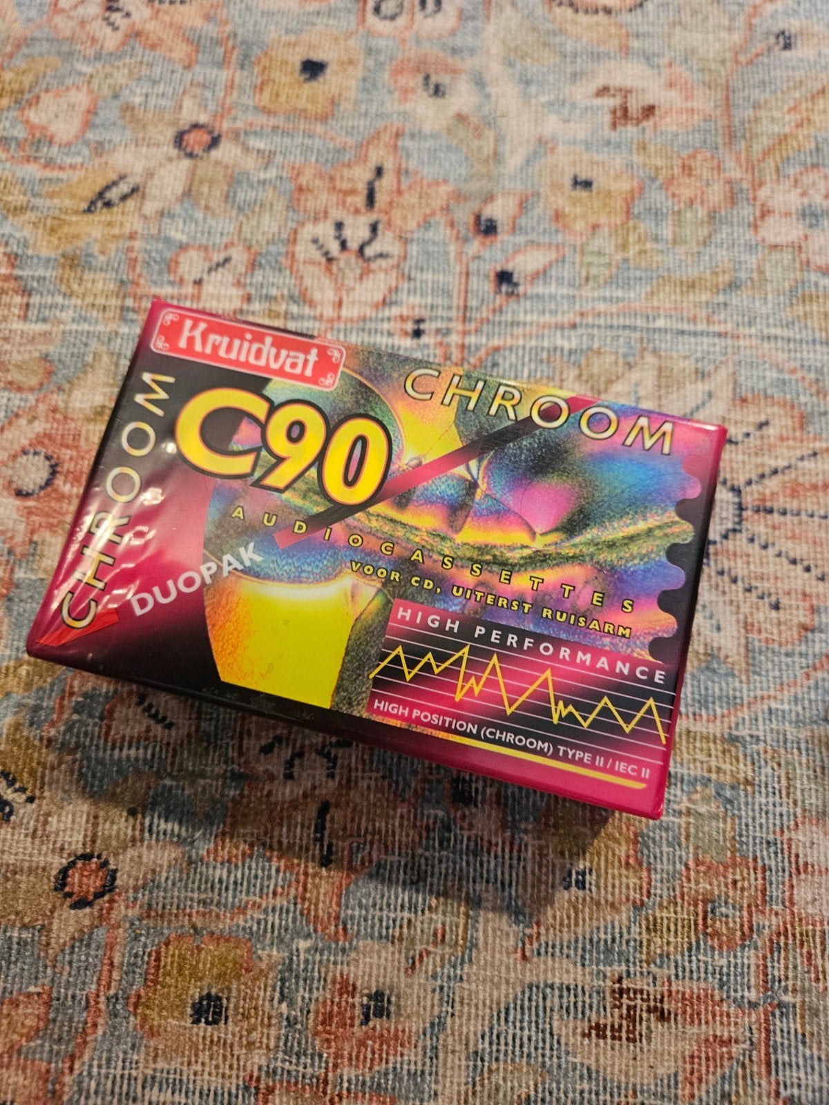 Kruidvat C90 Chroom Duopak Audiocassettes - Nieuw, 2 t/m 25 bandjes, Overige genres, Ophalen of Verzenden, Nieuw in verpakking