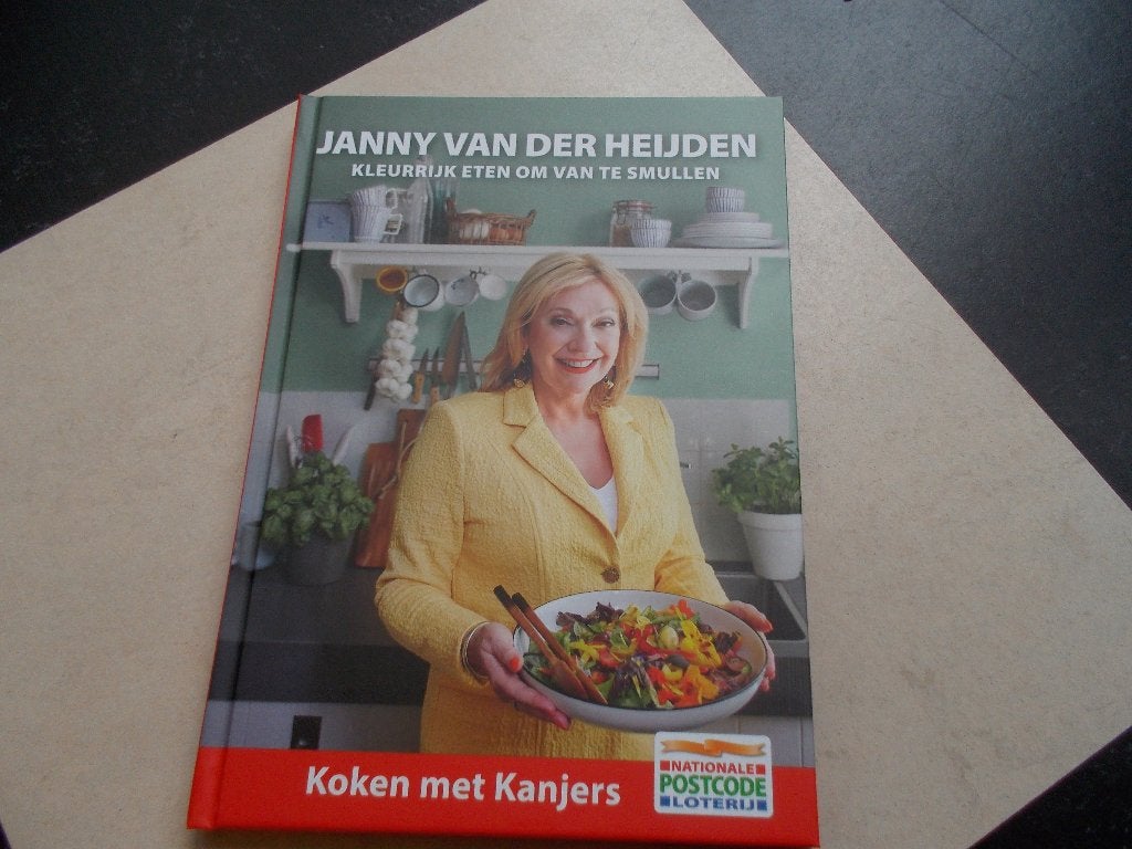 Kleurrijk Eten om van te Smullen - Janny van der Heijden, Ophalen of Verzenden, Zo goed als nieuw, Janny van der Heijden, Nederland en België