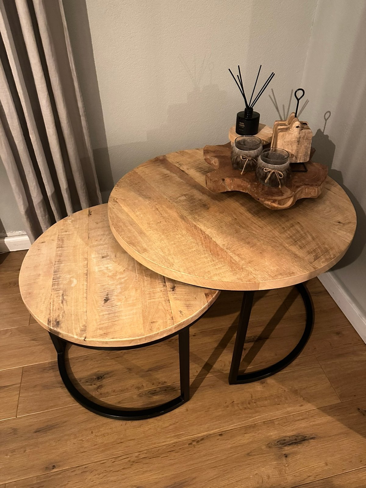 Salontafel, Huis en Inrichting, Tafels | Salontafels, Ophalen, 100 tot 150 cm, 50 tot 100 cm, Zo goed als nieuw