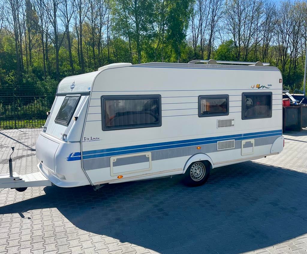 Hobby 460 De Luxe Easy, Caravans en Kamperen, Hefbed, Rondzit, Hobby, 750 - 1000 kg
