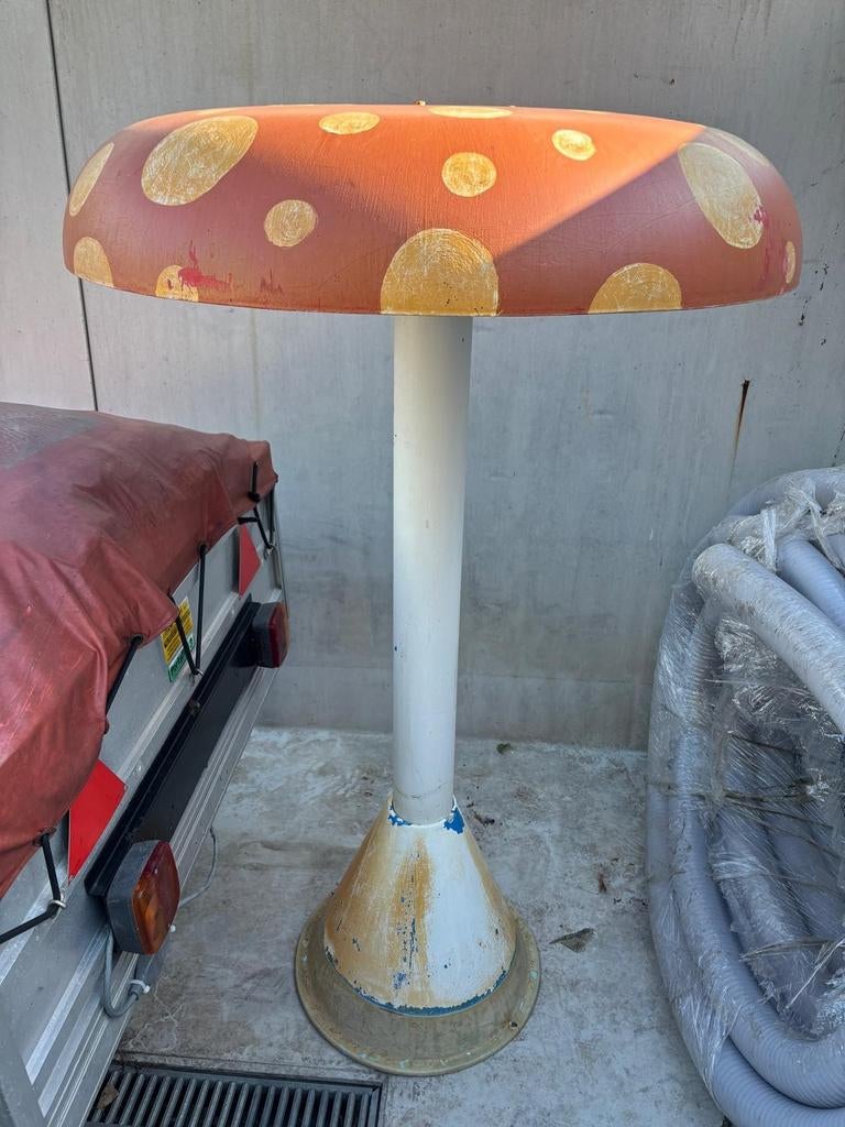 Leuke grote kunstof paddestoel te koop., Ophalen, Gebruikt