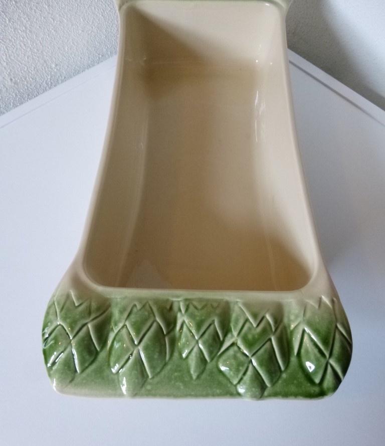 Franse vintage keramiek ovenschaal aspergeschaal schaal, Ophalen of Verzenden