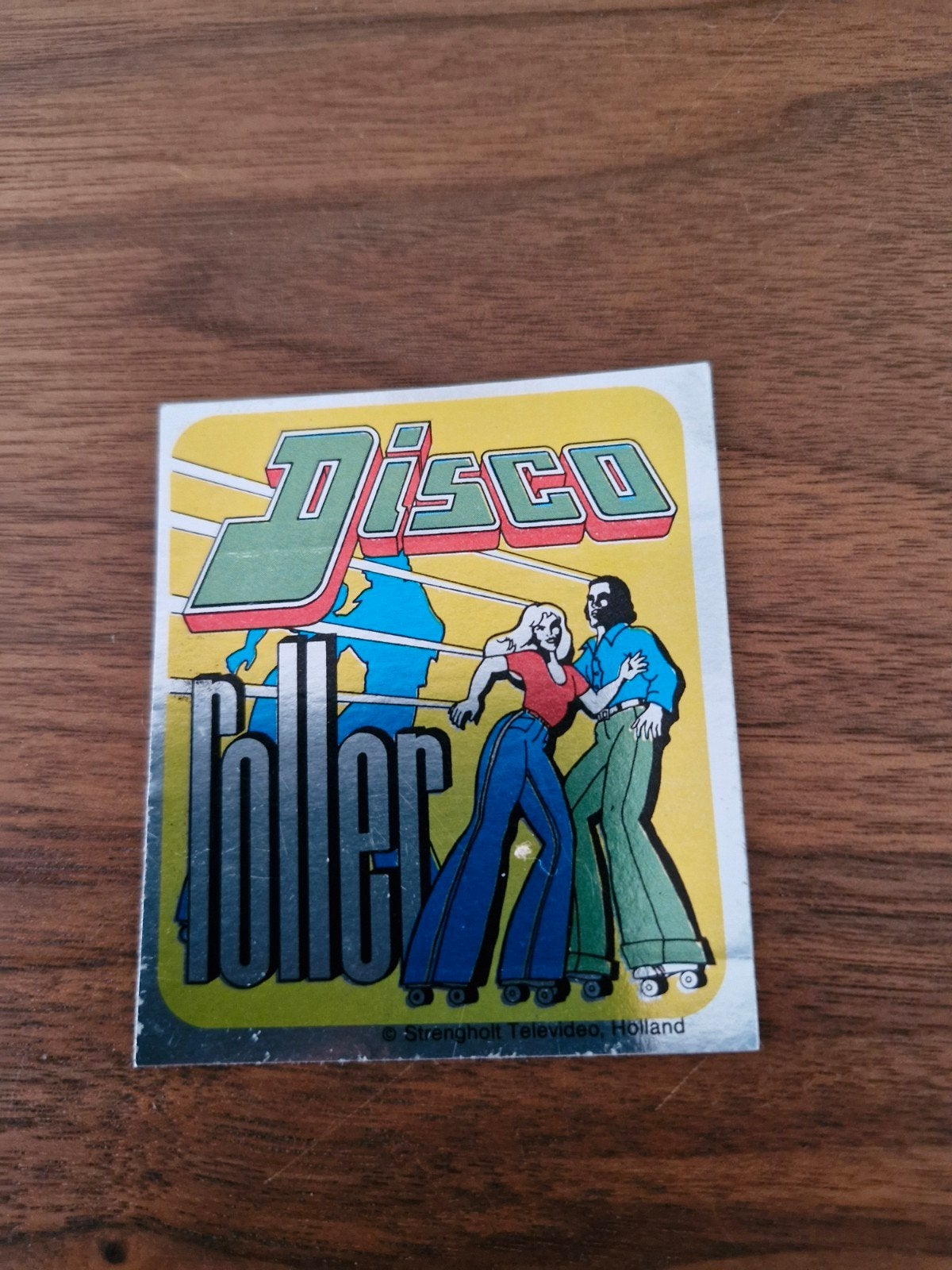 8525 Disco Roller Sticker - Strengholt Televideo Holland, Ophalen of Verzenden, Gebruikt, Overige typen