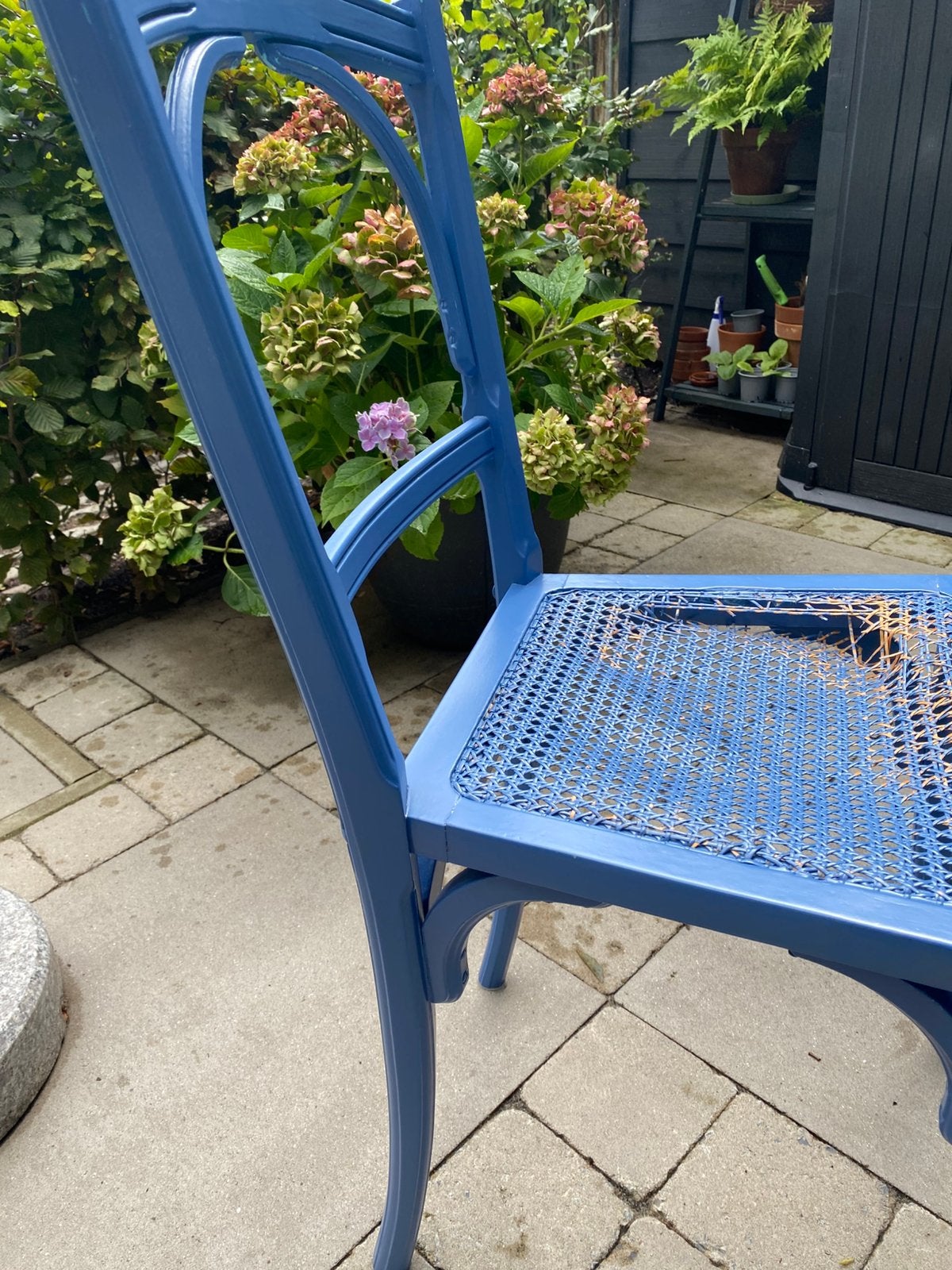Vintage, Authentiek oud stoeltje om op te knappen, Ophalen