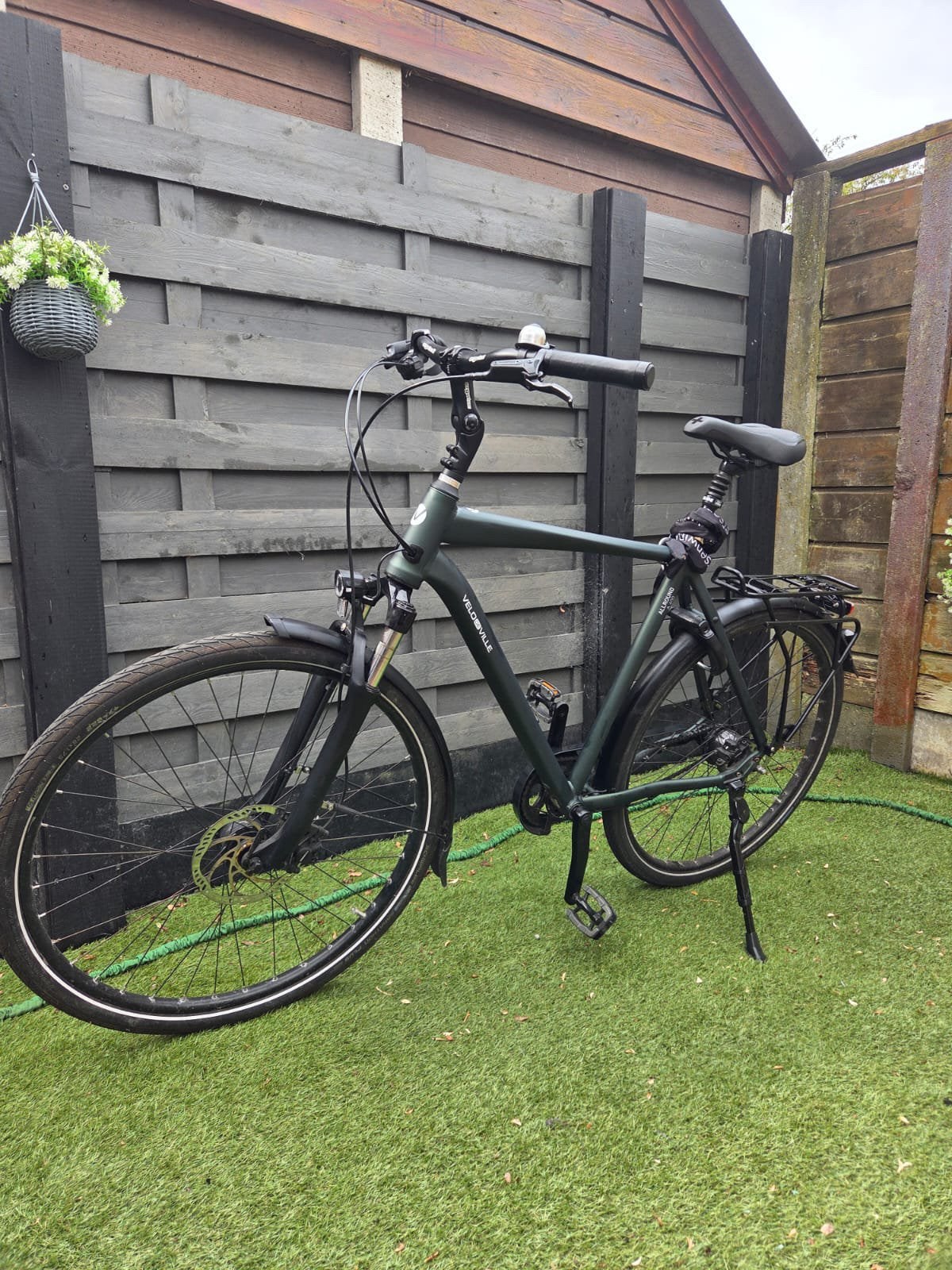 Velo de Ville A400 Heren 60 cm – Alfine 8 – zeer nette staat, Zo goed als nieuw, 57 tot 61 cm, Schijfrem, Ophalen