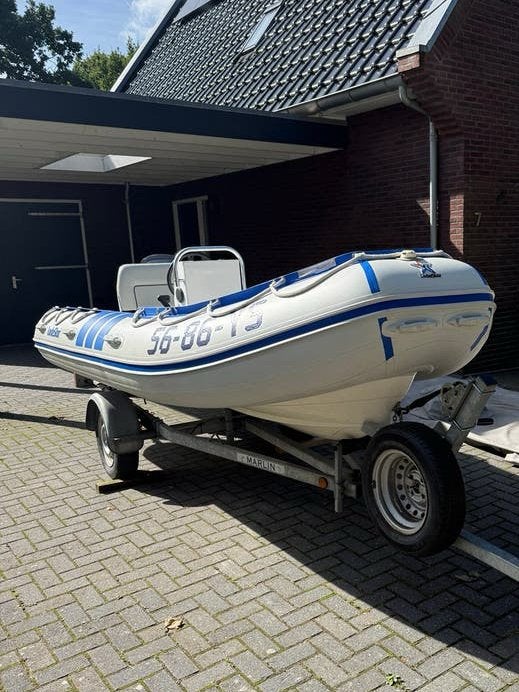 Lodestar RIB 410 + Yamaha 40 pk + Marlin trailer | Compleet, Gebruikt, 4 m, 2 m, 40 pk