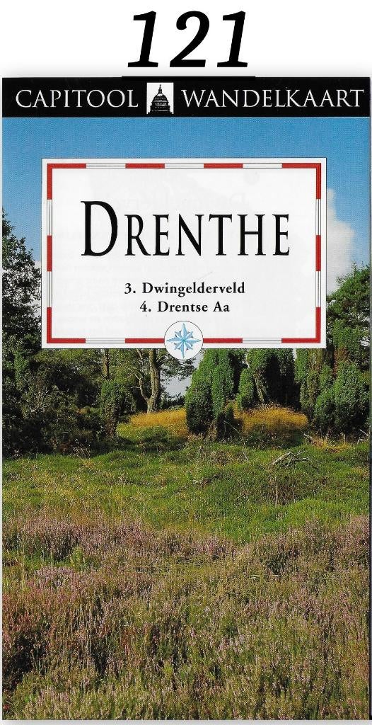 Pl121 capitool wandelkaart drenthe dwingelerveld drentse aa, Boeken, Ophalen of Verzenden, 1800 tot 2000, Nederland, Landkaart
