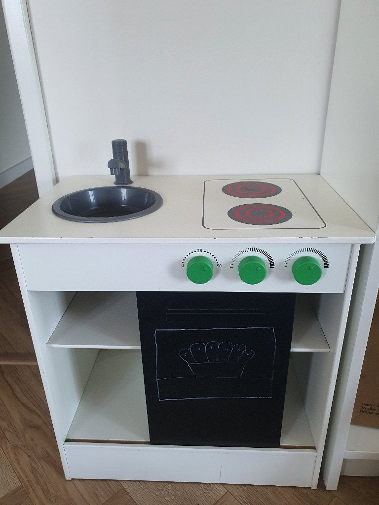 Keuken voor kinderen, Ophalen, Gebruikt