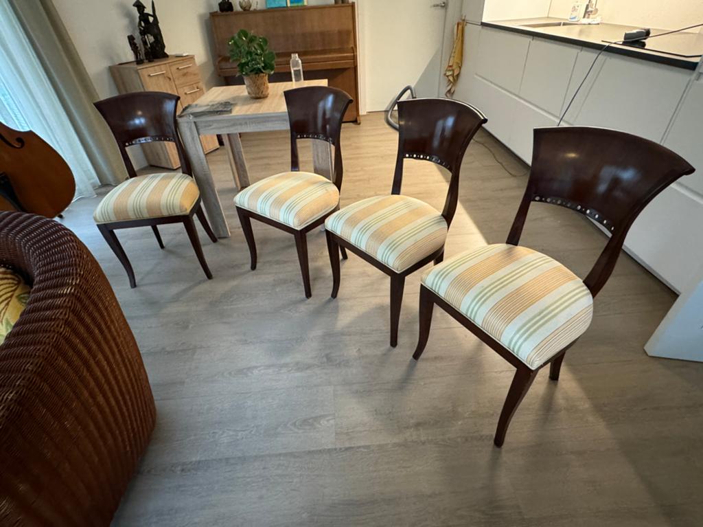 Klassieke mooie kwaliteit eetkamerstoelen, Ophalen, Gebruikt