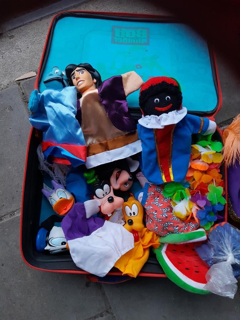 Koffertje met Disney poppenkastpoppen, Verzamelen, Ophalen of Verzenden, Overige figuren