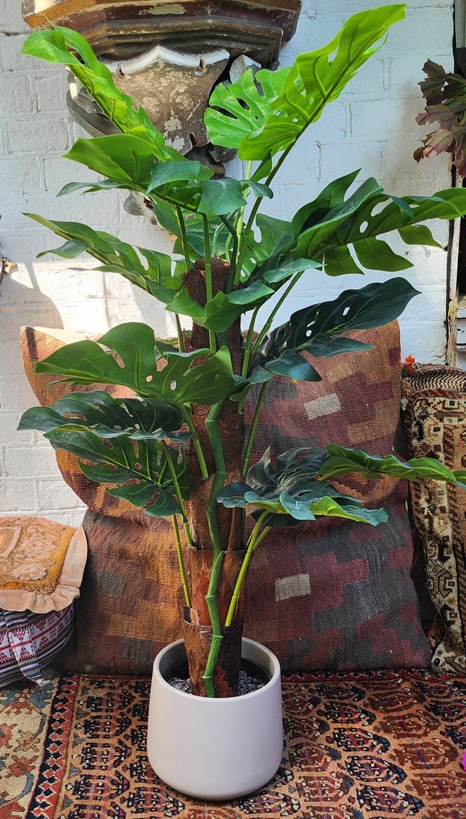 Monstera Kunstplant, Ophalen of Verzenden, Halfschaduw, Minder dan 100 cm