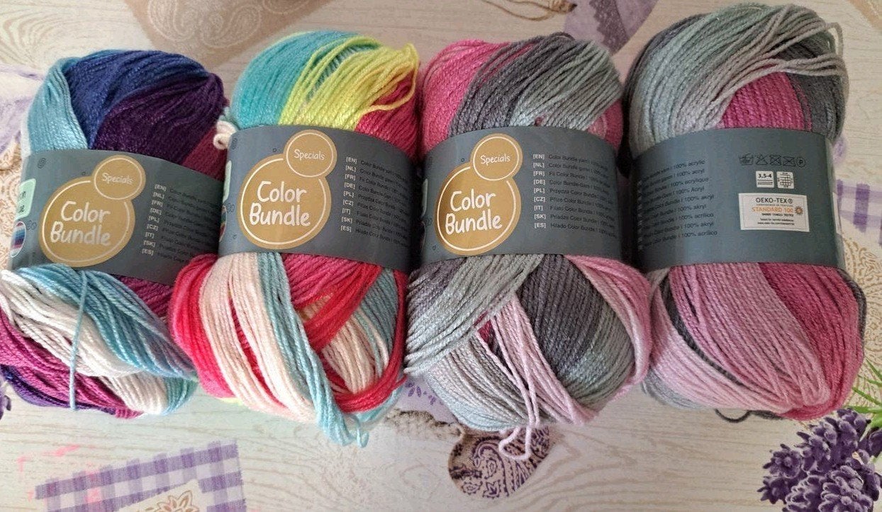 Colour Bundle Specials Alison en Mae - 4 bollen garen, Ophalen of Verzenden, Nieuw, Breien of Haken, Wol of Garen