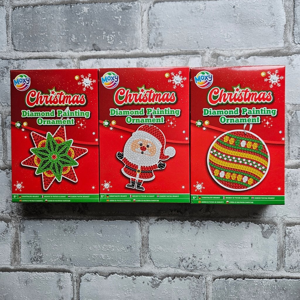 Diamond painting kerst ornamenten bundel 3x  ornament, D, Nieuw, Ophalen of Verzenden, D