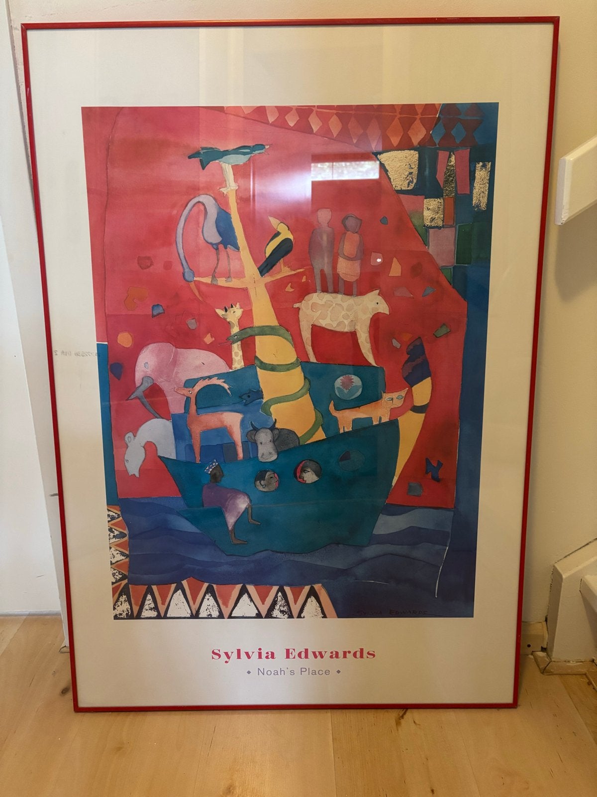 Sylvia Edwards 'Noah's Place' ingelijste poster, Antiek en Kunst, Kunst | Schilderijen | Klassiek, Ophalen