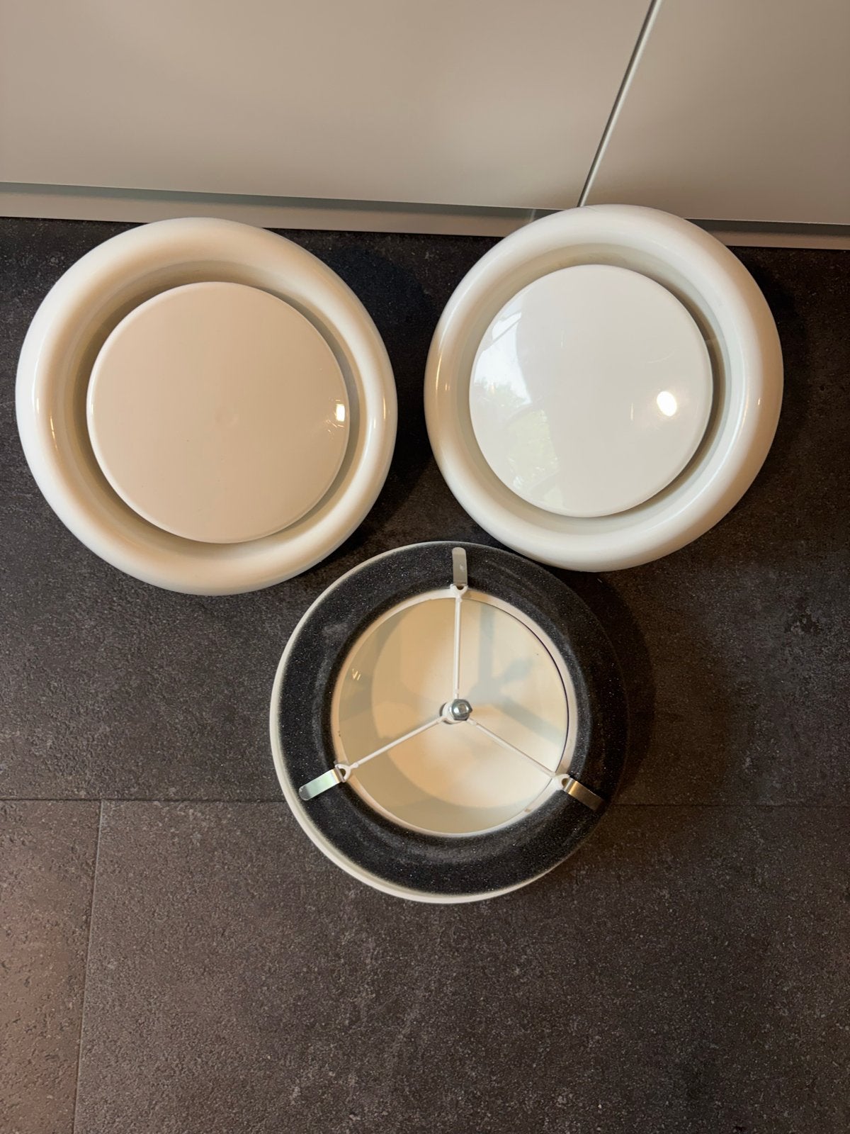 Ventilatie roosters / afzuigventielen (3 stuks), Ophalen of Verzenden, Gebruikt, Ventilator en Afzuiger