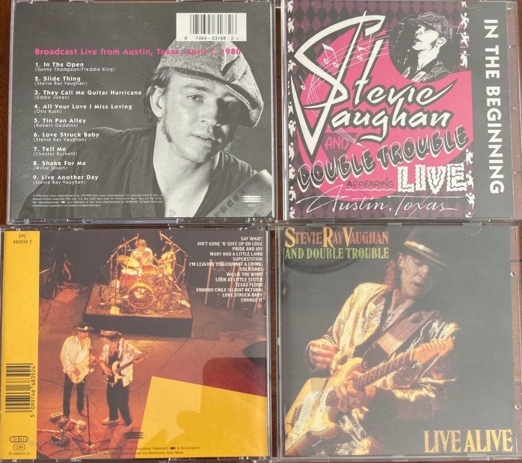 SRV:LiveAlive/SoulToSoul/BluesAtSunrise/theSkyIsCrying/InSte, Ophalen of Verzenden, Blues, Met bonustracks
