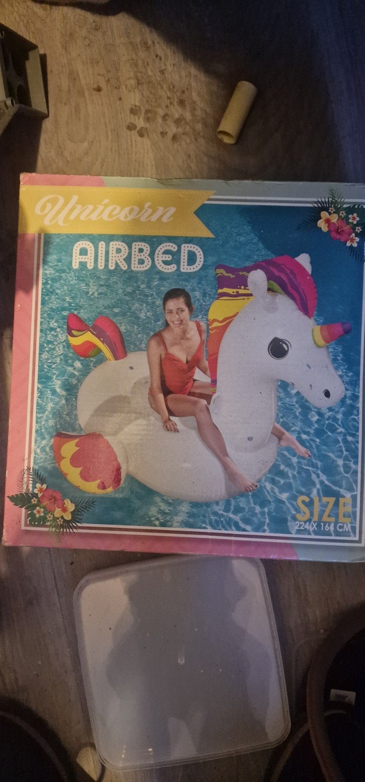 Unicorn Airbed - Opblaasbaar Eenhoorn Luchtbed, Ophalen of Verzenden, Nieuw