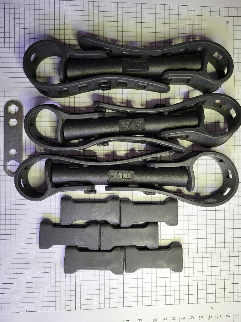 Thule outway hanging 3, Ophalen, 3 fietsen of meer, Zo goed als nieuw, Achterklepdrager
