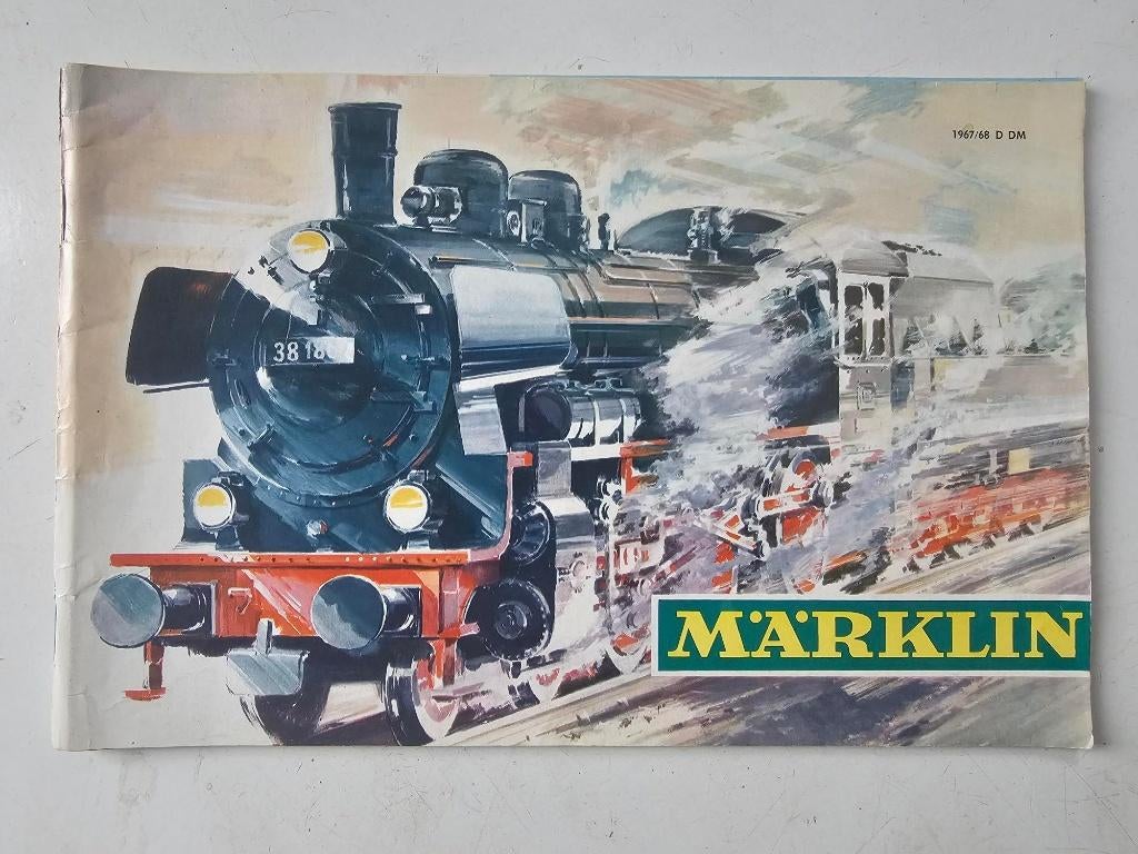 modeltrein Marklin katalogus, folder, Hobby en Vrije tijd, Modeltreinen | H0, Wisselstroom, Gebruikt, Märklin, Boek, Tijdschrift of Catalogus