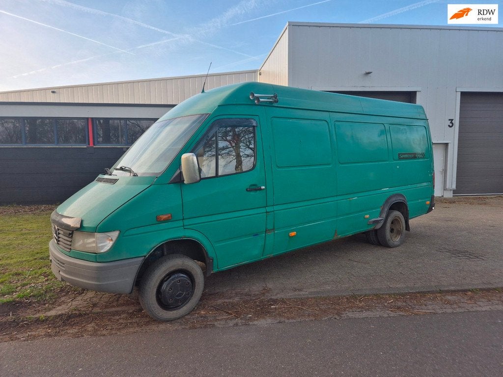 Mercedes-Benz Sprinter 412D 312D 1999 MANUEEL MAXI 6 TYRES X, Auto's, Euro 2, Achterwielaandrijving, Gebruikt, 122 pk