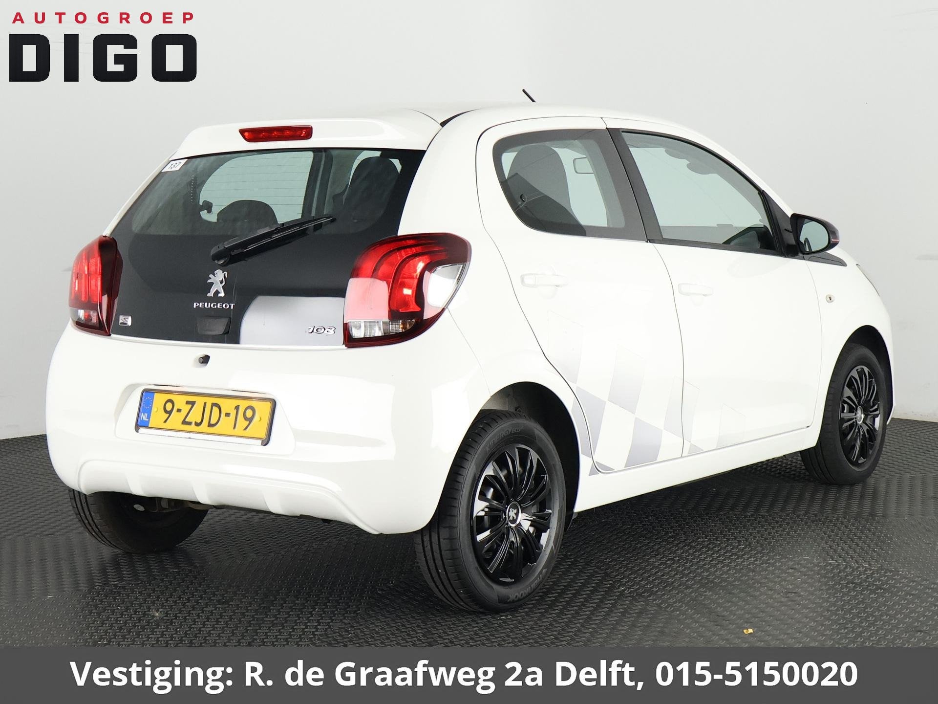 Peugeot 108 1.0 e-VTi Active Sport | 5 deurs | Airco | Mistl, Auto's, Voorwielaandrijving, Stof, Gebruikt, Euro 6