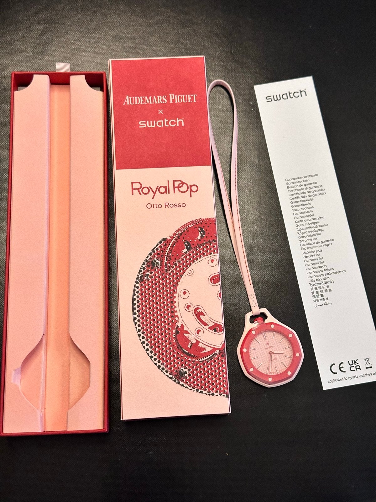 Swatch x Audemars Piguet Royal Pop Otto Rosso Nieuw, Ophalen, Swatch, Nieuw, Kunststof