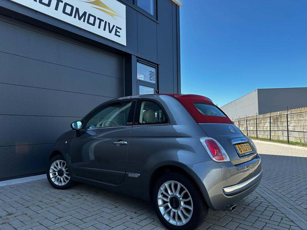 Fiat 500 C 1.2 Lounge | Softtop/Cabrio | Sensoren | Airco |, Auto's, Fiat, Euro 5, Gebruikt, 4 cilinders, Cabriolet