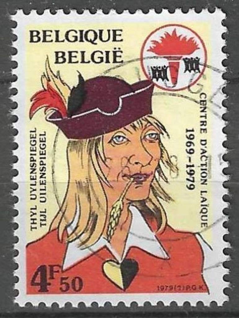 Belgie 1979 - Yvert 1918 /OBP 1923 - Vrijzinnige actie (ST), Postzegels en Munten, Postzegels | Europa | België, Verzenden, Gestempeld
