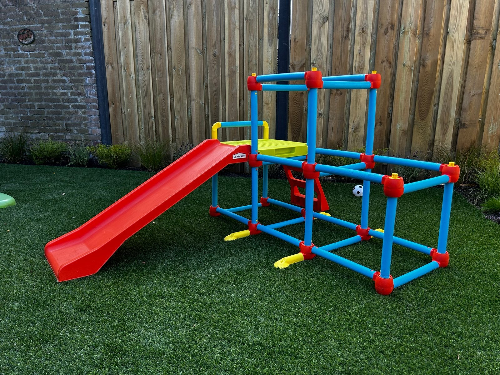 Lil' Monkey Klimrek met Glijbaan, Kinderen en Baby's, Ophalen, Gebruikt, Glijbaan
