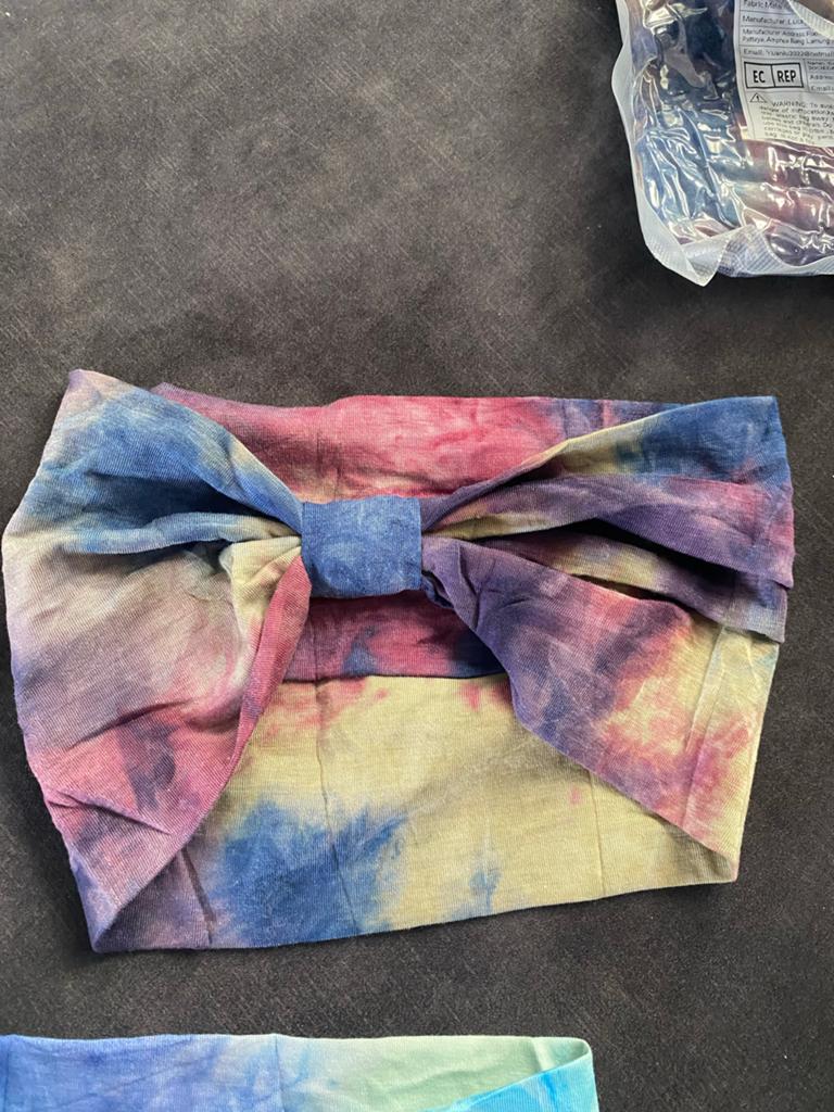 4 Nieuwe Tie-Dye Haarbanden - Kleurrijk & Comfortabel, Ophalen of Verzenden, Nieuw