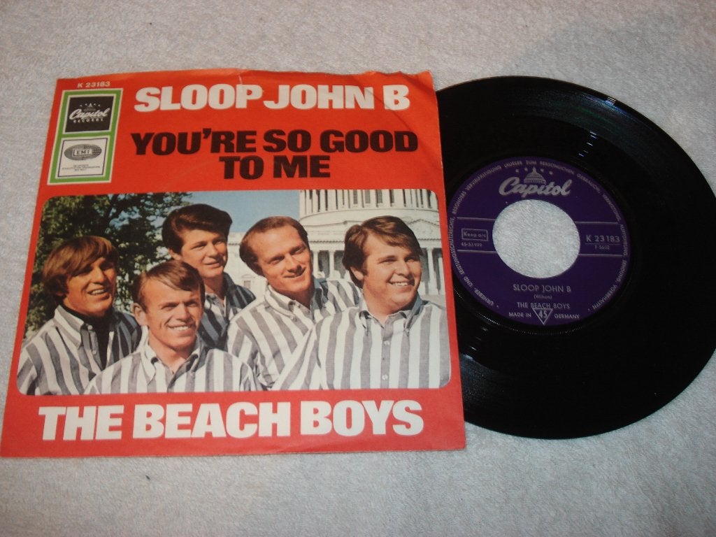The Beach Boys    Sloop John B    Dtslnd      Orgineel, Fotohoes, Ophalen of Verzenden, Zo goed als nieuw, Pop