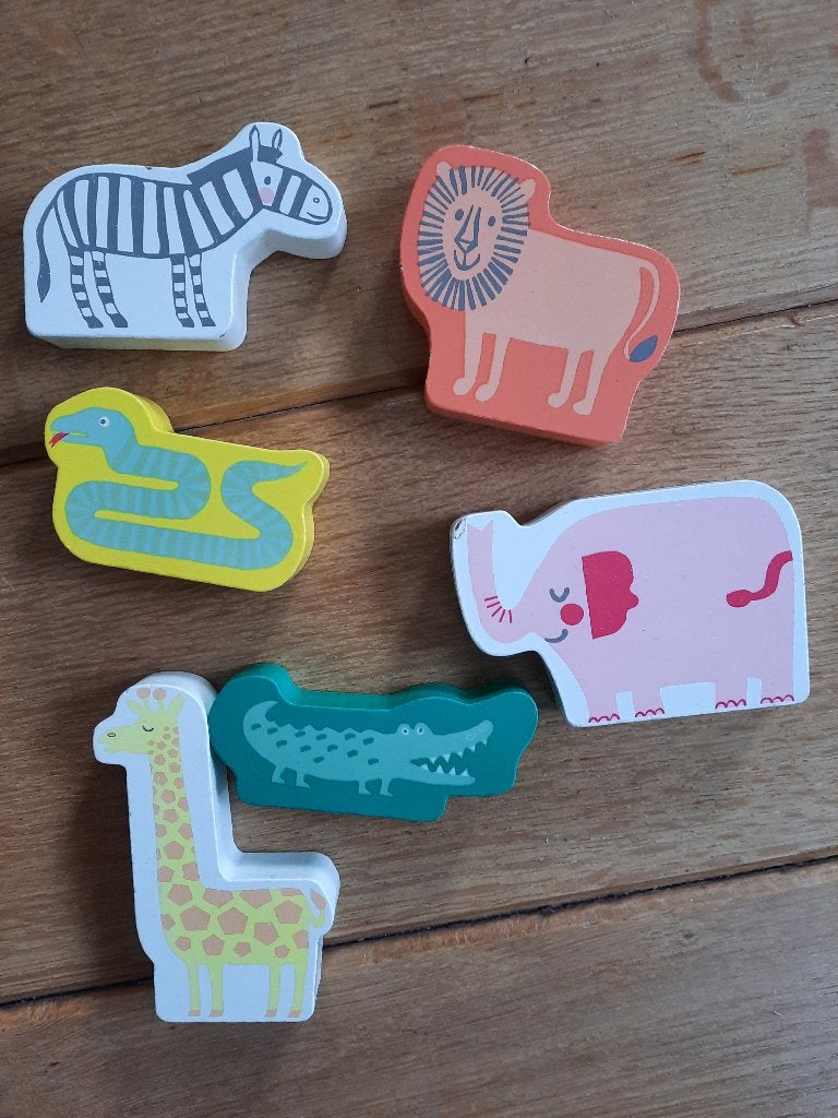 Houten diertjes - nieuw -, Kinderen en Baby's, Speelgoed | Houten speelgoed, Ophalen of Verzenden, Nieuw