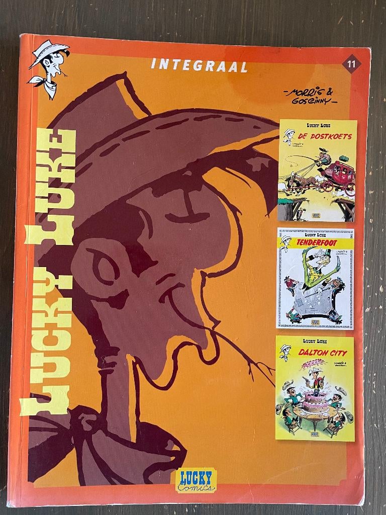 Lucky Luke integraal teab, Boeken, Stripboeken, Gelezen, Meerdere stripboeken, Ophalen of Verzenden