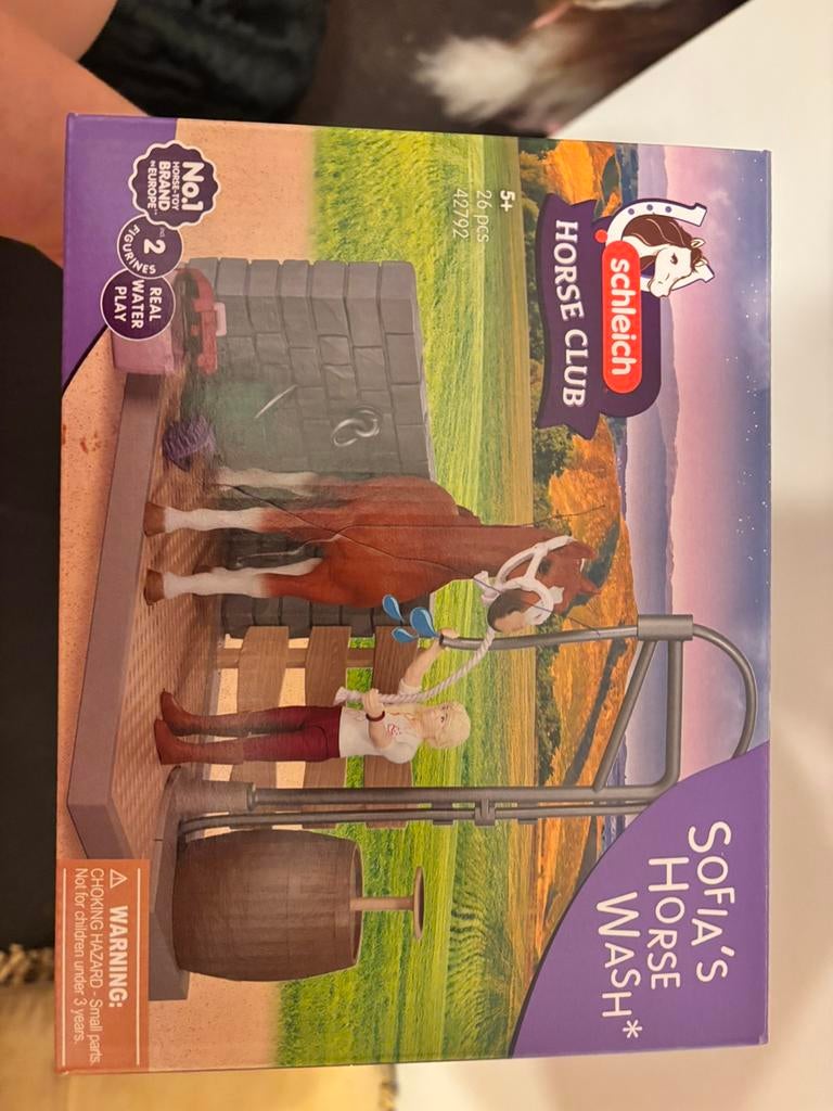 Schleich paarden Wasplaats, Ophalen of Verzenden, Zo goed als nieuw