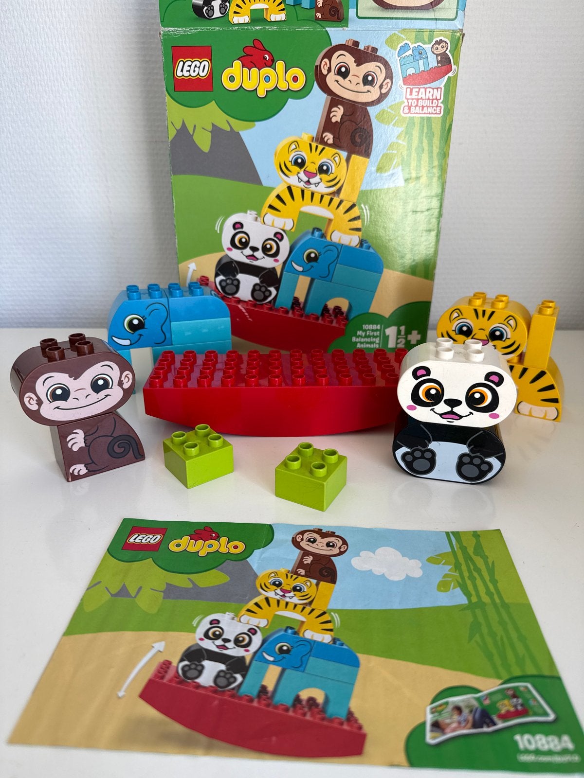LEGO Duplo Mijn Eerste Balancerende Dieren 10884, Ophalen of Verzenden, Zo goed als nieuw, Overige merken