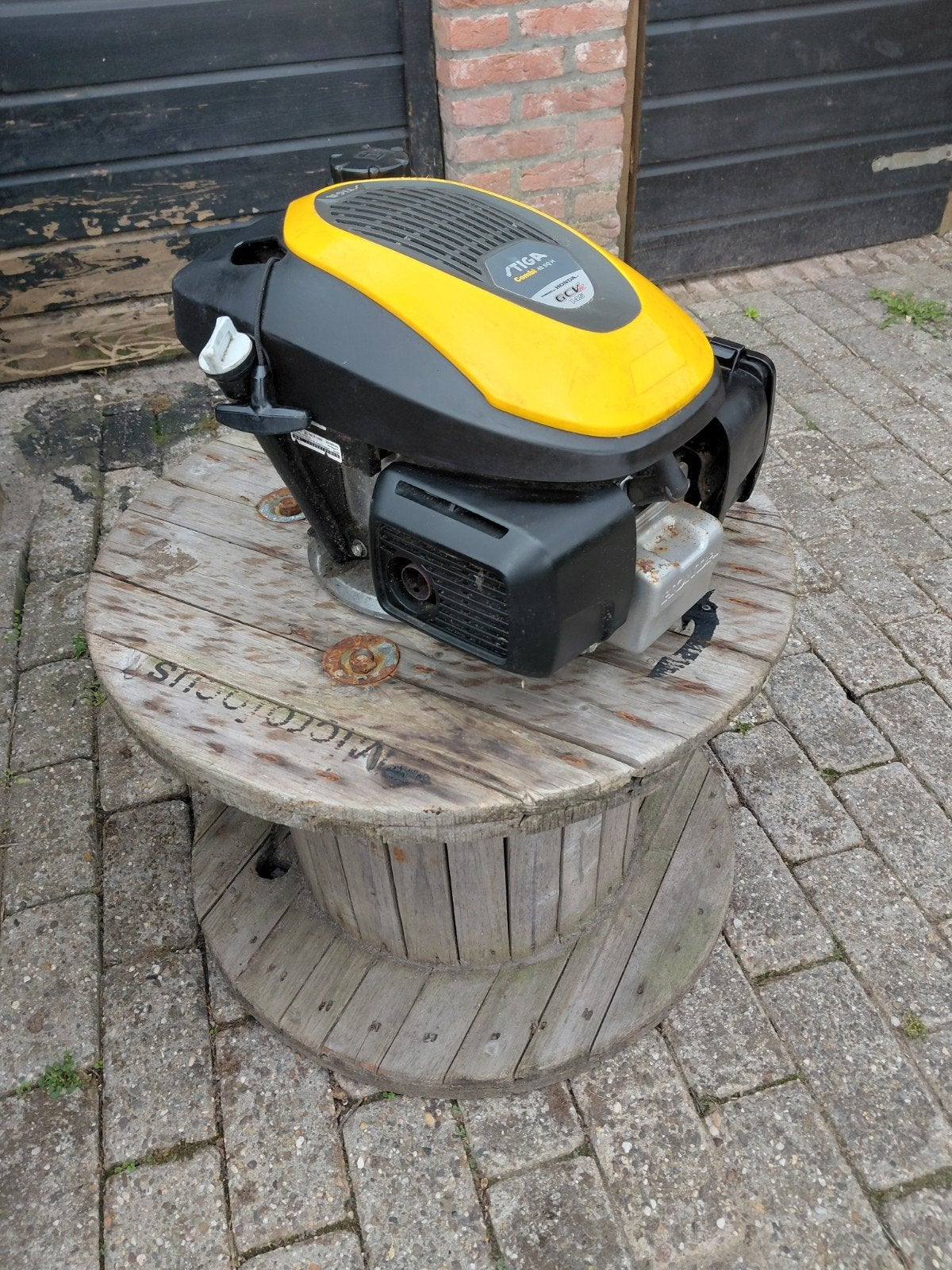 grasmaaier motor 6 pk honda kompleet, Ophalen of Verzenden, Zo goed als nieuw, 40 t/m 49 cm, Honda ( stiga )