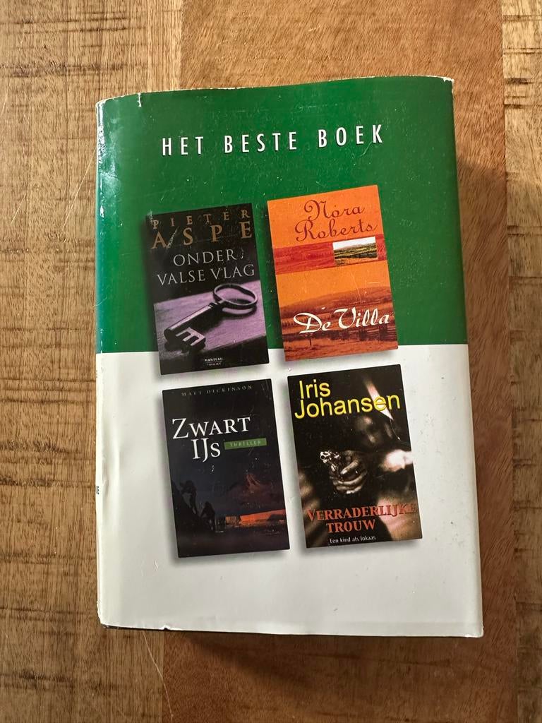 Het Beste Boek: 4 thrillers in één band, Ophalen of Verzenden, Gelezen, Nederland