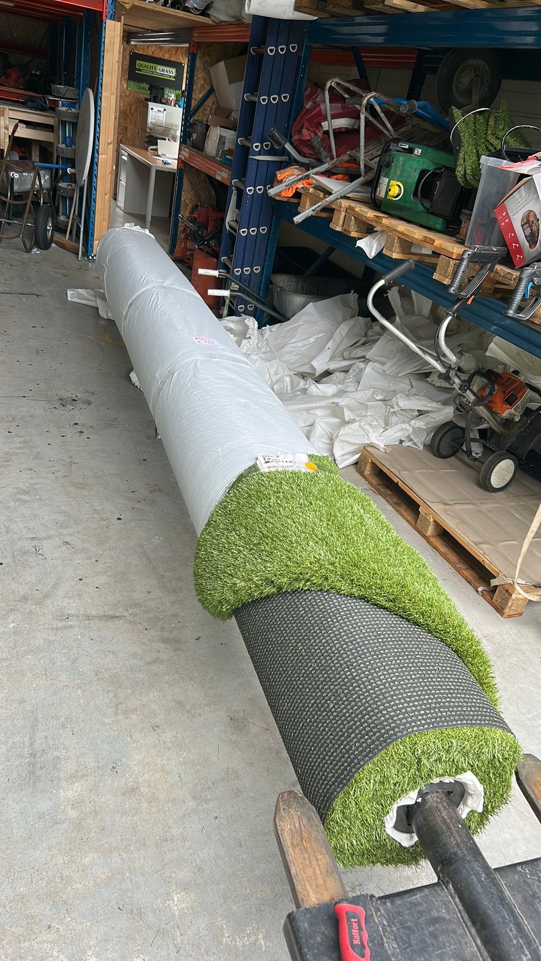 Kunstgras 45mm 8,30x4, Tuin en Terras, Gras en Kunstgras, Ophalen, Nieuw, 20 m² of meer, Kunstgras