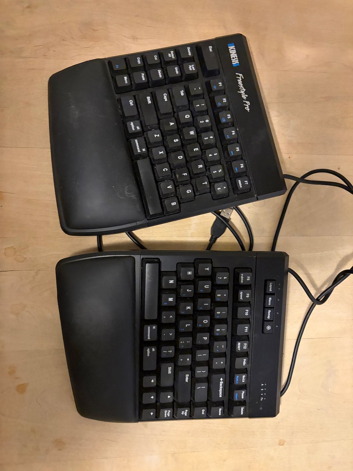 Kinesis Freestyle Pro Ergonomisch Toetsenbord, Computers en Software, Ophalen, Gebruikt, Ergonomisch, Qwerty