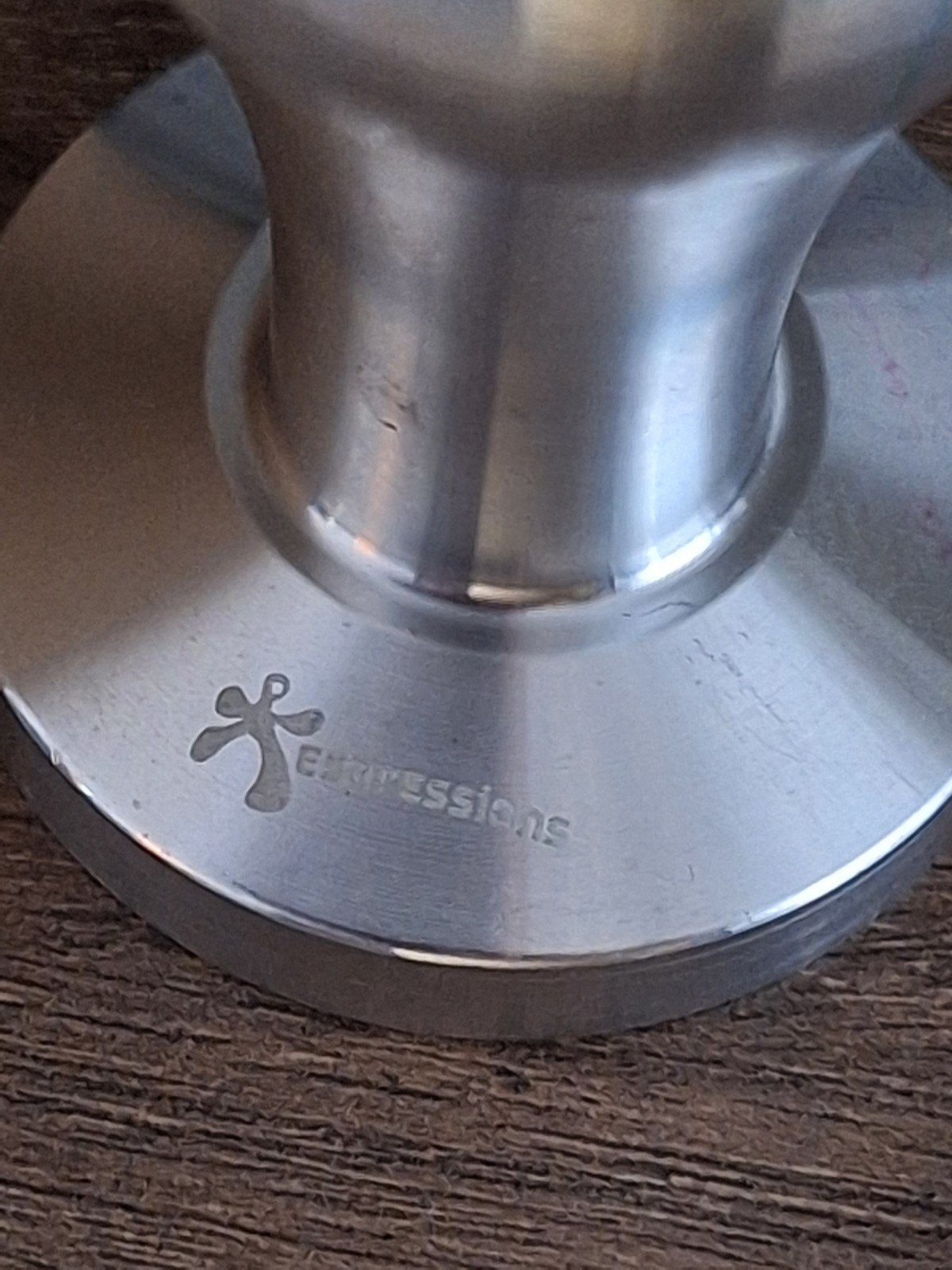 Expressions koffie tamper - RVS, Ophalen of Verzenden, Zo goed als nieuw, Overige merken, Barista-accessoire