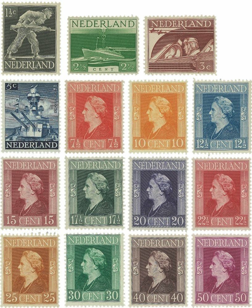 428-42 Postfris., Postzegels en Munten, Postzegels | Nederland, Verzenden, Na 1940, Postfris