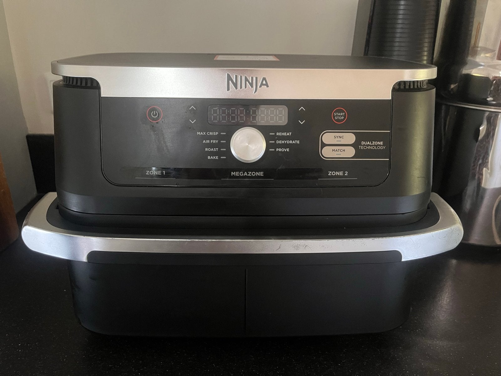 Ninja Foodi FlexDrawer Airfryer 10,4 liter AF500EU, Ophalen of Verzenden, Gebruikt, Airfryer XL, 1500 gram of meer