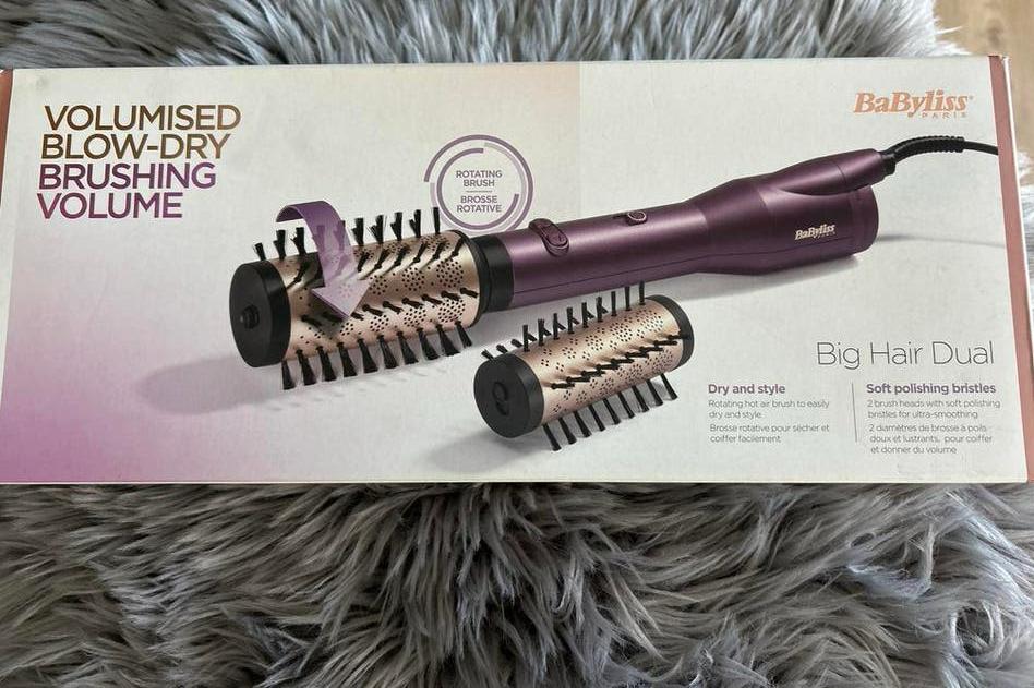 BaByliss Big Hair Dual as950E Föhnborstel, Ophalen of Verzenden, Zo goed als nieuw, Haarverzorging