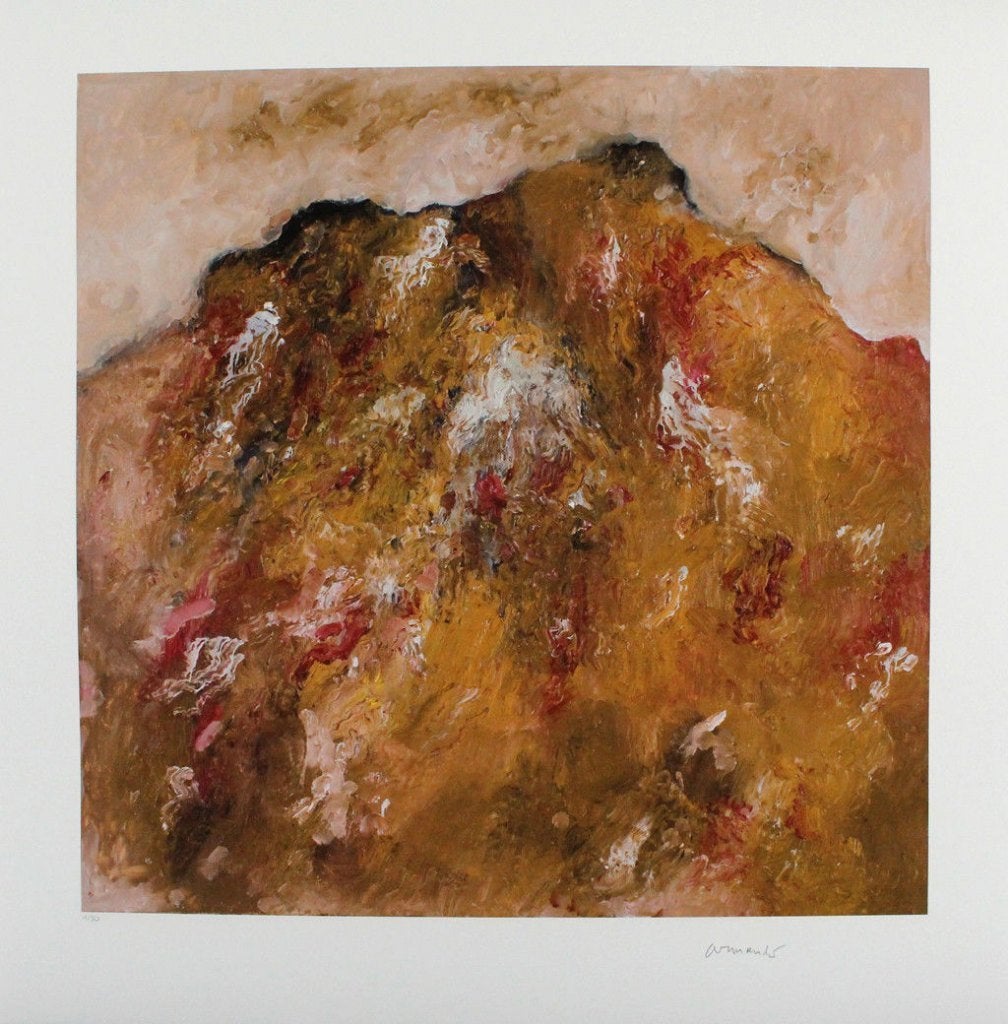 Armando A'dam(1929)Giclee op Papier"De Berg Arunchal"Ges Gen, Antiek en Kunst, Kunst | Litho's en Zeefdrukken, Gesigneerd, Ophalen of Verzenden