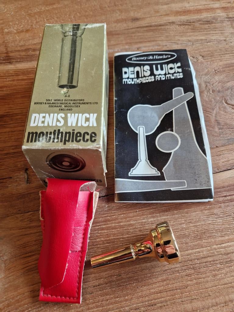 Denis Wick Mondstuk Cornet 4L, Ophalen of Verzenden, Nieuw, Koperblazer
