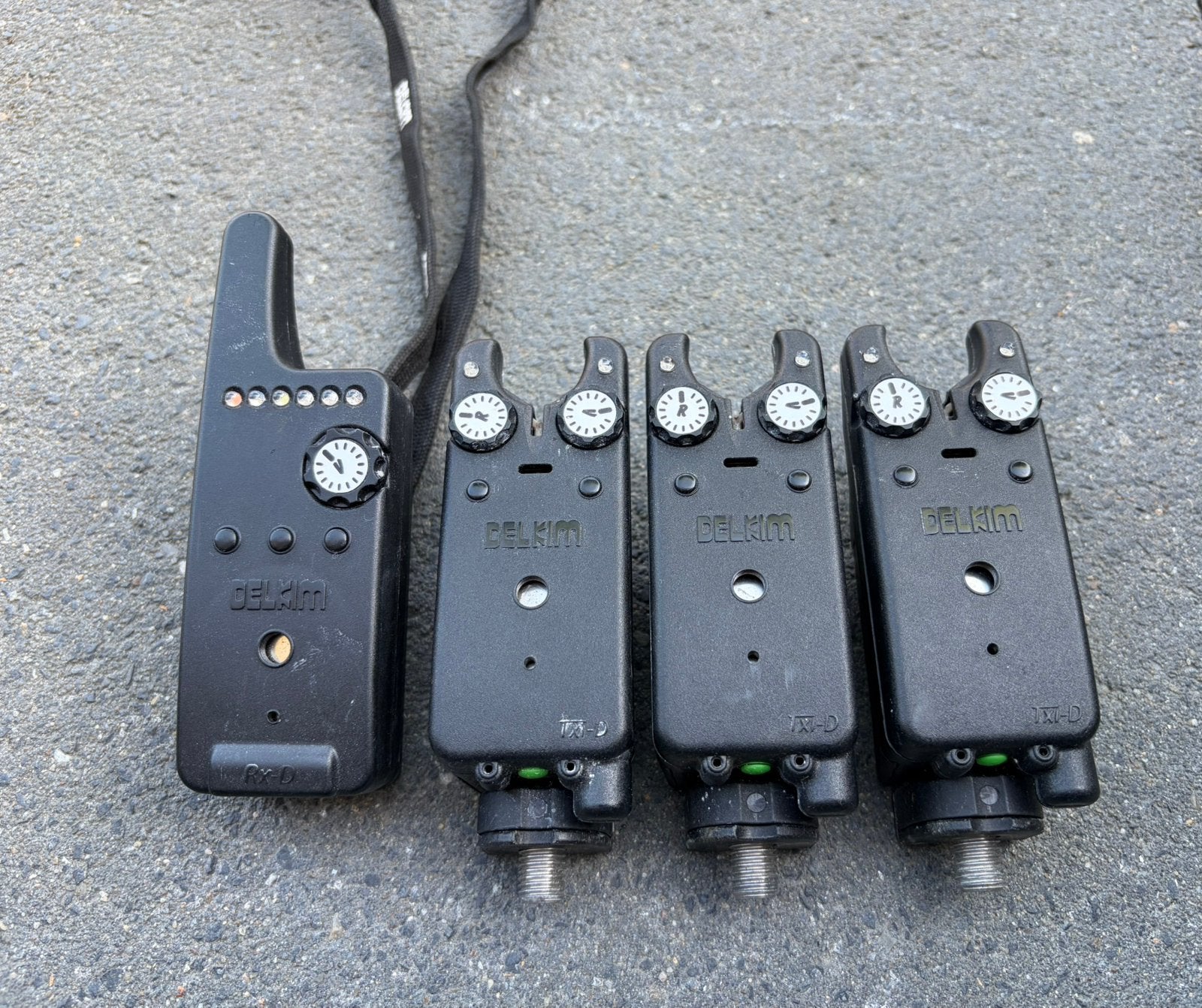 Delkim TXI beetmelders set met ontvanger en accessoires, Ophalen of Verzenden, Gebruikt, Overige typen