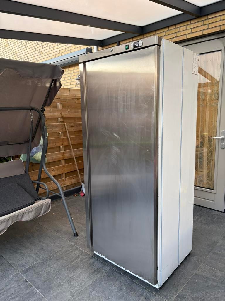 Professionele RVS Horeca Vrieskast - 600L - Werkt Perfect!, Witgoed en Apparatuur, Vriezers en Diepvrieskisten, 160 cm of meer