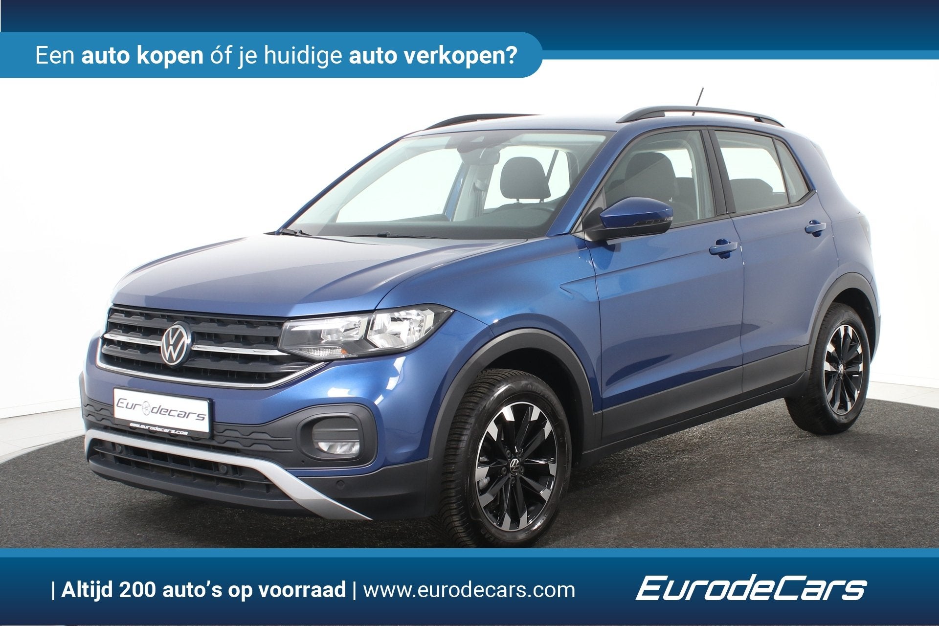 Volkswagen T-Cross TSI Life *1ste eigenaar*Navigatie*Camera*, Auto's, Volkswagen, Voorwielaandrijving, Gebruikt, Blauw, 620 kg