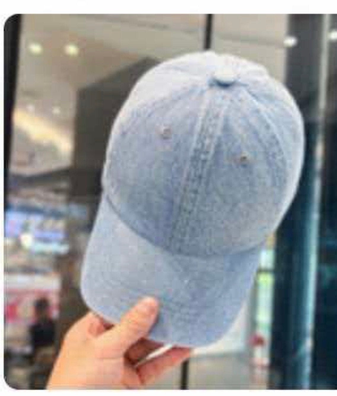 Denim Baseballpet - Lichtblauw & Donkerblauw, Ophalen of Verzenden, Nieuw, One size fits all, Pet